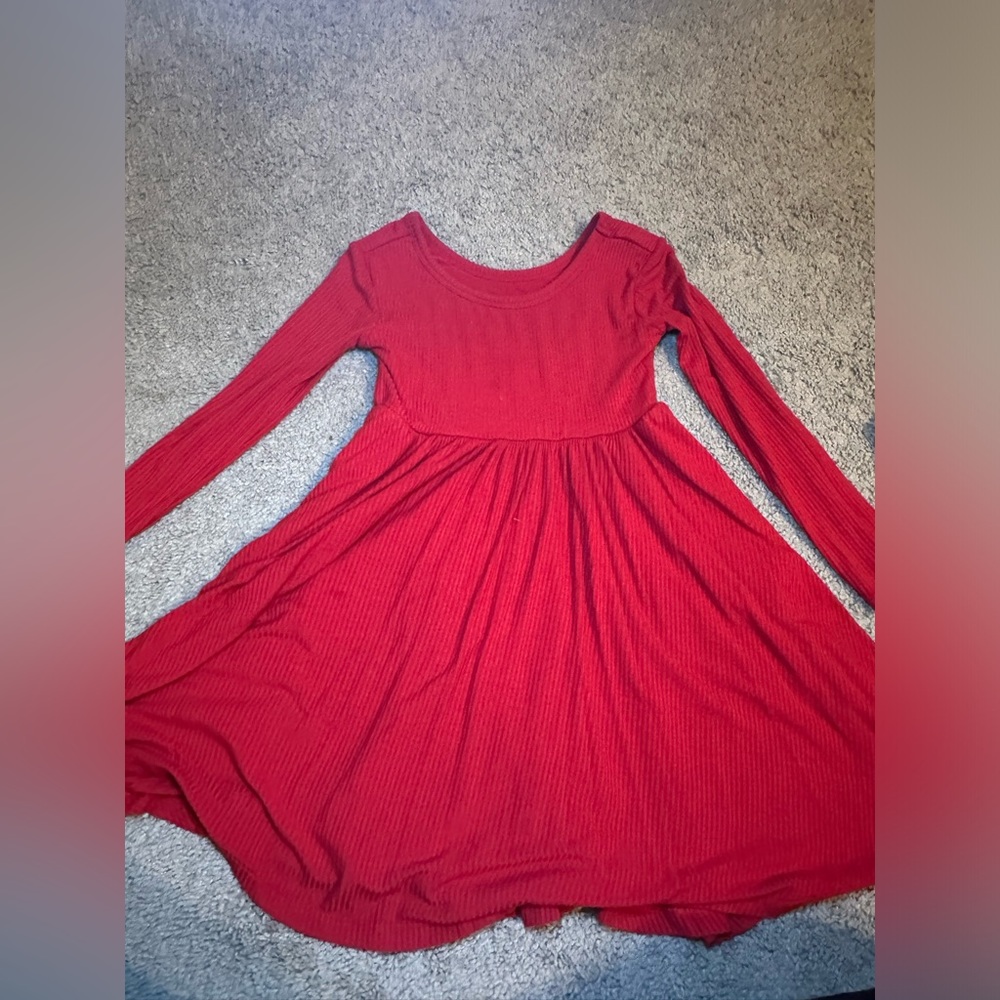 Little sleepies PLAY red dress 4T